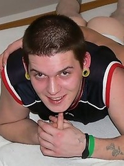 Two gay boys suck and fuck in garret