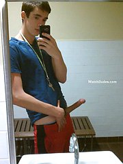 Amateurs 18 y.o. guys showing off their dicks to camera